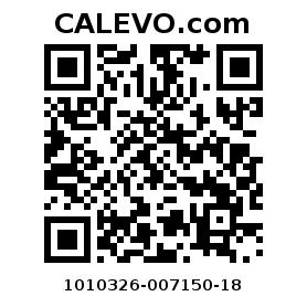Calevo.com Preisschild 1010326-007150-18