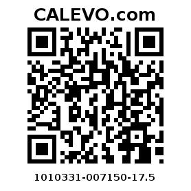 Calevo.com Preisschild 1010331-007150-17.5