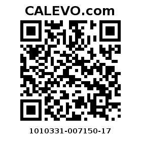 Calevo.com Preisschild 1010331-007150-17