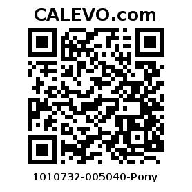 Calevo.com Preisschild 1010732-005040-Pony