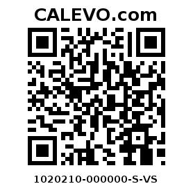 Calevo.com Preisschild 1020210-000000-S-VS