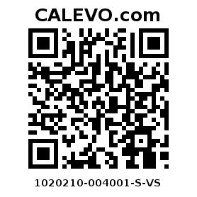 Calevo.com Preisschild 1020210-004001-S-VS