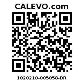 Calevo.com Preisschild 1020210-005058-DR