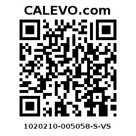 Calevo.com Preisschild 1020210-005058-S-VS