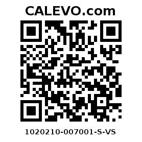 Calevo.com Preisschild 1020210-007001-S-VS