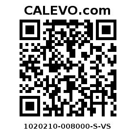 Calevo.com Preisschild 1020210-008000-S-VS