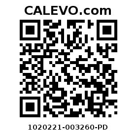 Calevo.com pricetag 1020221-003260-PD