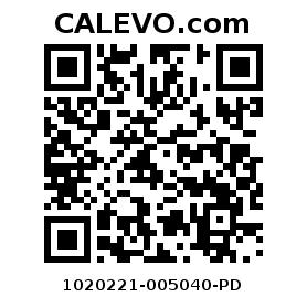 Calevo.com pricetag 1020221-005040-PD