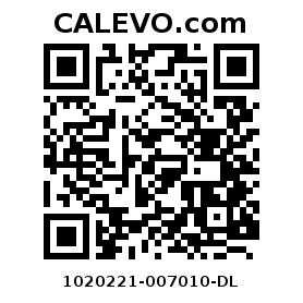 Calevo.com Preisschild 1020221-007010-DL