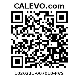 Calevo.com Preisschild 1020221-007010-PVS