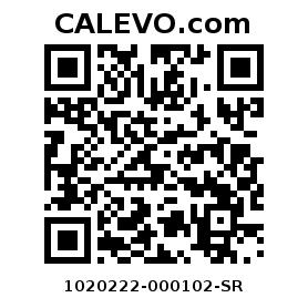 Calevo.com pricetag 1020222-000102-SR