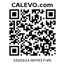 Calevo.com pricetag 1020222-007017-VS