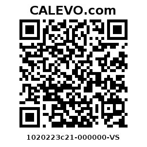 Calevo.com Preisschild 1020223c21-000000-VS