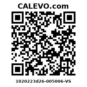 Calevo.com Preisschild 1020223d26-005006-VS