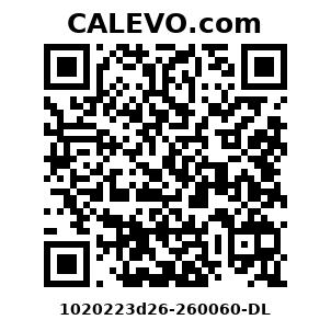 Calevo.com Preisschild 1020223d26-260060-DL