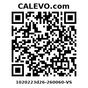 Calevo.com Preisschild 1020223d26-260060-VS