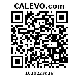 Calevo.com Preisschild 1020223d26