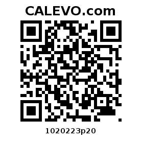 Calevo.com Preisschild 1020223p20