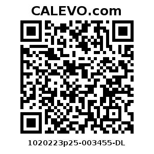 Calevo.com Preisschild 1020223p25-003455-DL