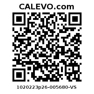 Calevo.com Preisschild 1020223p26-005680-VS