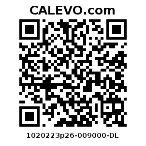 Calevo.com Preisschild 1020223p26-009000-DL