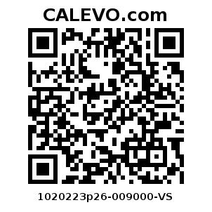 Calevo.com Preisschild 1020223p26-009000-VS
