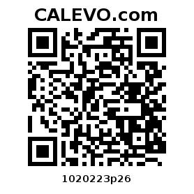 Calevo.com Preisschild 1020223p26