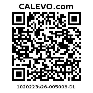 Calevo.com Preisschild 1020223s26-005006-DL