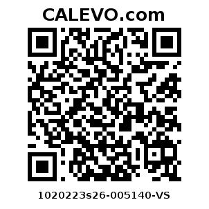 Calevo.com Preisschild 1020223s26-005140-VS