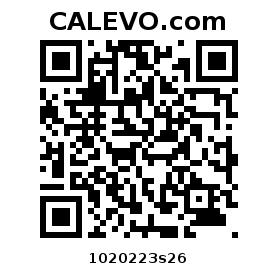 Calevo.com Preisschild 1020223s26