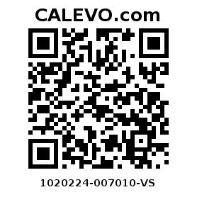 Calevo.com pricetag 1020224-007010-VS