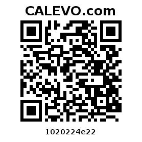 Calevo.com Preisschild 1020224e22