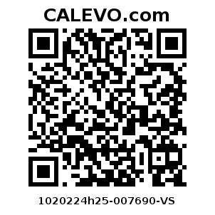 Calevo.com Preisschild 1020224h25-007690-VS