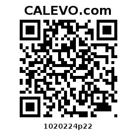 Calevo.com Preisschild 1020224p22