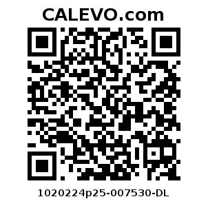 Calevo.com Preisschild 1020224p25-007530-DL