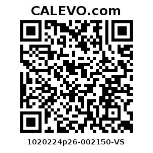 Calevo.com Preisschild 1020224p26-002150-VS
