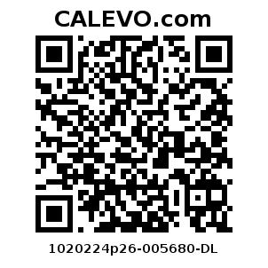Calevo.com Preisschild 1020224p26-005680-DL