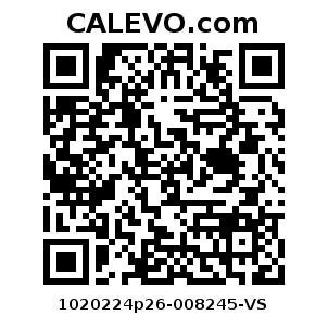 Calevo.com Preisschild 1020224p26-008245-VS
