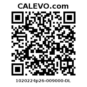 Calevo.com Preisschild 1020224p26-009000-DL