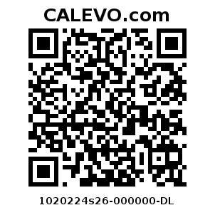 Calevo.com Preisschild 1020224s26-000000-DL