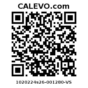 Calevo.com Preisschild 1020224s26-001280-VS
