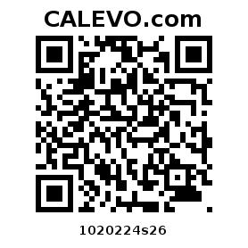 Calevo.com Preisschild 1020224s26
