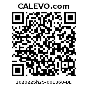 Calevo.com Preisschild 1020225h25-001360-DL