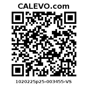 Calevo.com Preisschild 1020225p25-003455-VS