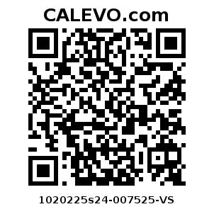 Calevo.com Preisschild 1020225s24-007525-VS
