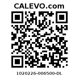 Calevo.com pricetag 1020226-006500-DL