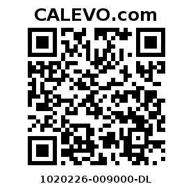 Calevo.com pricetag 1020226-009000-DL