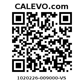 Calevo.com pricetag 1020226-009000-VS