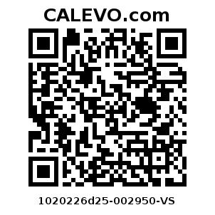 Calevo.com Preisschild 1020226d25-002950-VS