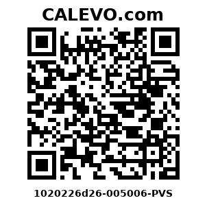 Calevo.com Preisschild 1020226d26-005006-PVS